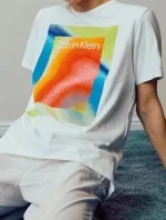 Pánske pyžamo NM2274E 13P - čierna / biela - Calvin Klein