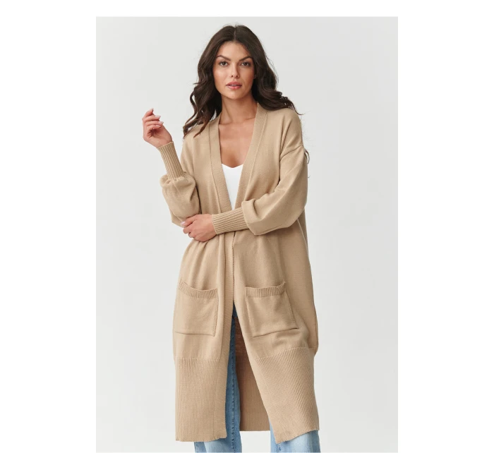 Sveter na gombíky model 218105 Makadamia