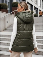 Dámská zelená vesta Dstreet model 21964862 - FashionStreet Dámská zelená vesta Dstreet model 21964862 - FashionStreet