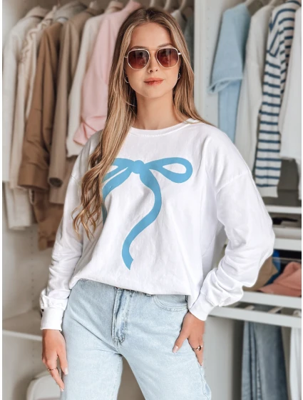 Dámská oversize mikina bílá Dstreet model 21985718 - FashionStreet