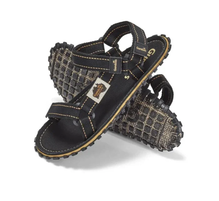 Gumbies Tracker Sandále Unisex Black M GU-SATRA001