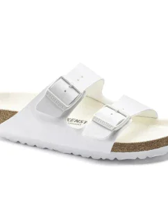 Birkenstock dámske/pánske žabky Birkenstock Arizona Birko-Flor Regular so širokou nohou na leto white (1019061)