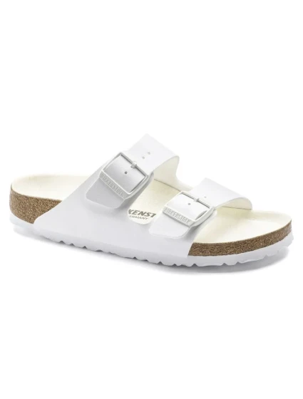 Birkenstock dámske/pánske Birkenstock Arizona Birko-Flor Regular široké chodidlá na leto biele (1019061)