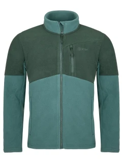 Pánska fleecová mikina GLANDER-M Tmavo zelená - Kilpi
