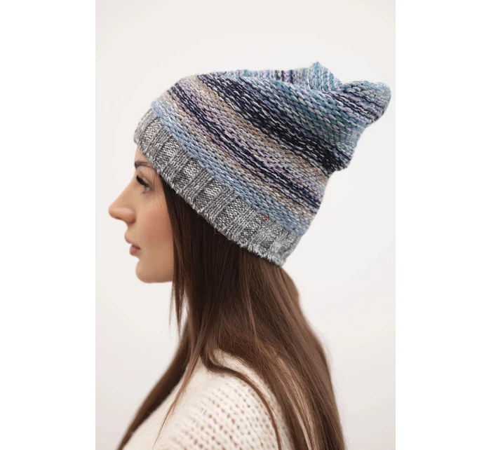 Čiapka s fleecom Krystyna K207 sea+grey Čiapka s fleecom Krystyna K207 sea+grey