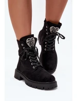 Boty Pracovní S Zateplené Eko Semišové Černé model 21707016 - Boto Boty Pracovní S Zateplené Eko Semišové Černé model 21707016 - Boto