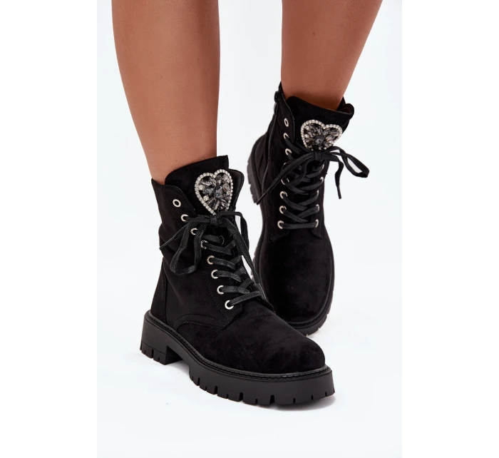 Boty Pracovní S Zateplené Eko Semišové Černé model 21707016 - Boto Boty Pracovní S Zateplené Eko Semišové Černé model 21707016 - Boto