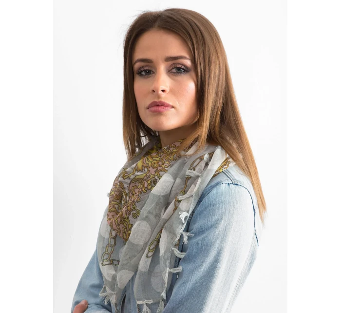 Šátek AT CH ENEC model 14823682 šedý - FPrice