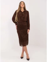 Spódnica IT SD model 21782294 brązowy - FPrice