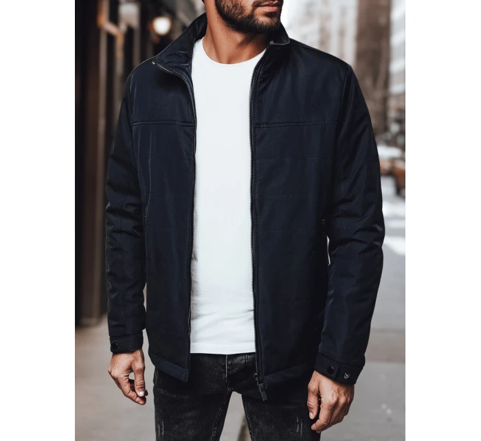 FashionStreet pánska tmavomodrá prechodná bunda TX4994