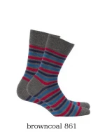 Pánske ponožky Wola Perfect Man vzorované W 94N03 Casual