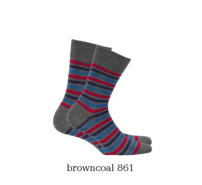 Pánske ponožky Wola Perfect Man vzorované W 94N03 Casual