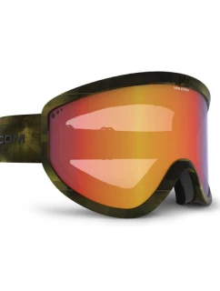 Dámske/pánske zimné okuliare na snowboard Volcom Footprints red (VG0622303)