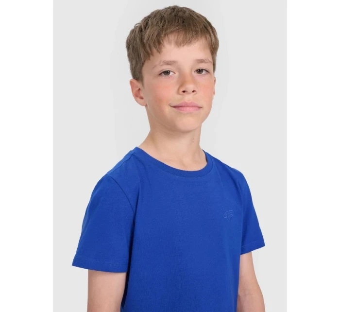 Chlapecké hladké tričko model 21756868 - 4F Chlapecké hladké tričko model 21756868 - 4F