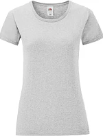 Fruit of the Loom Lady-Fit Iconic 150 T Dámske tričko 16.1432 melírovaná šedá