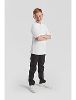 Fruit of the Loom Kids 65/35 Polo Detské piqué polo 16.3417 melírovaná šedá