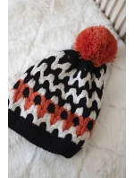 Dámská čepice Laila orange model 18751315 - K-Fashion Dámská čepice Laila orange model 18751315 - K-Fashion