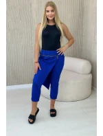 Punto Milano Zimní kalhoty s ozdobným zipem chrpově modrá Punto Milano Zimní kalhoty s ozdobným zipem chrpově modrá