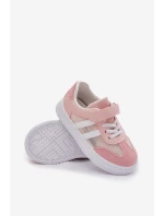 Dětské tenisky na suchý zip růžové model 21692520 - Boto
