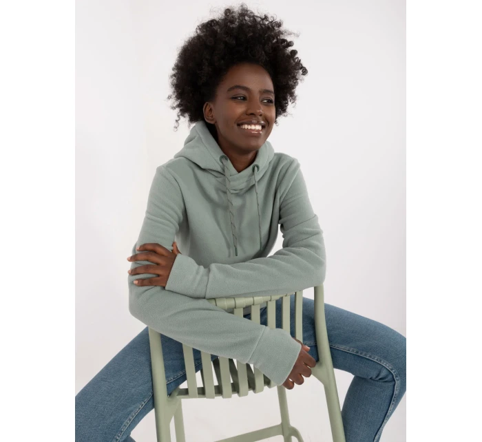 Mikina D20005M02627B1 pistáciová Mikina D20005M02627B1 pistáciová