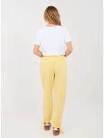 Nohavice MI SP P6845.68 svetložltá