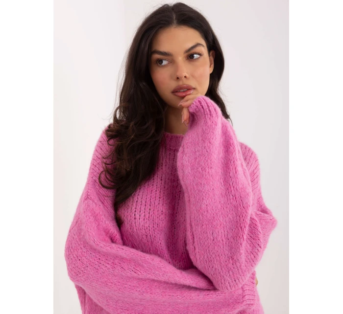 Sweter MI SW model 21807960 ciemny różowy - FPrice