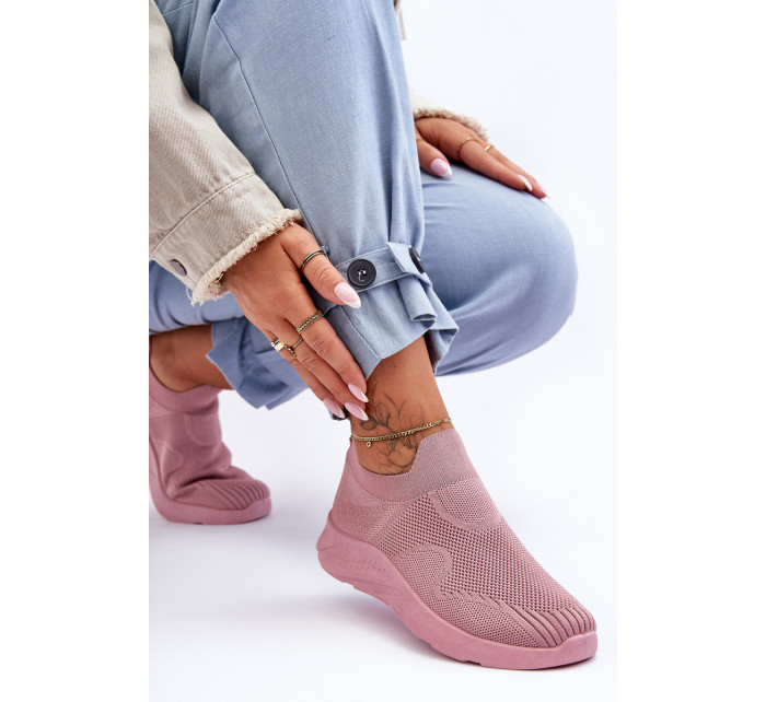 Dámska športová obuv Slip-On Pink Claris