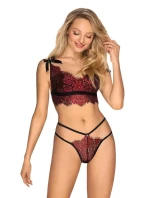 Romantický set Redessia top & thong - Obsessive Romantický set Redessia top & thong - Obsessive