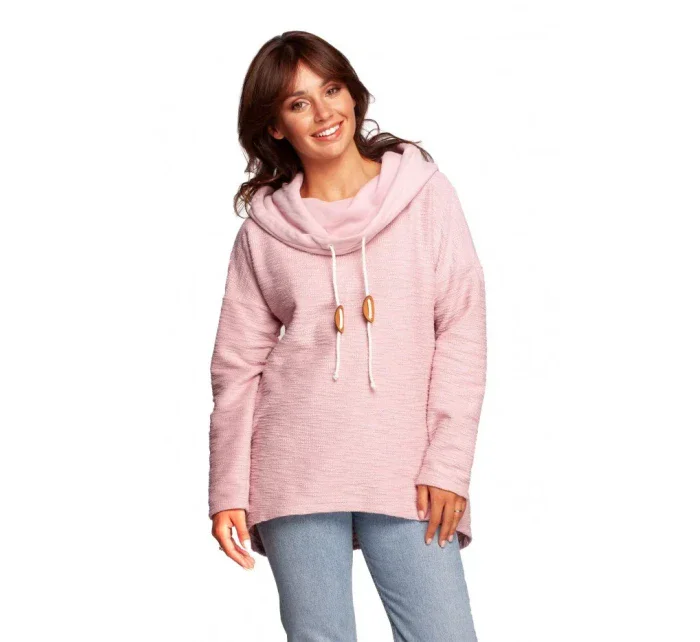 Dámsky sveter s kapucňou B249 - BE