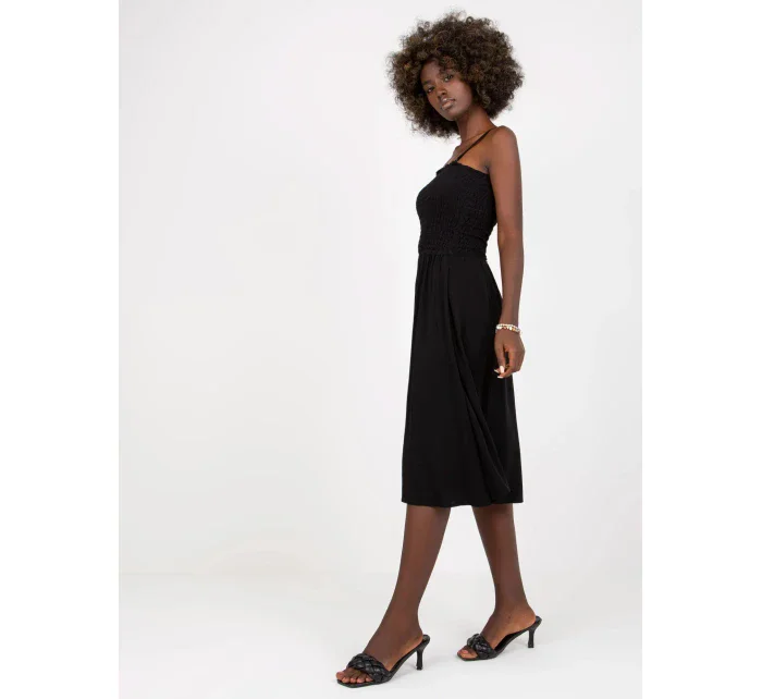 Dámske šaty D73761M30314A Čierne - FPrice Dámske šaty D73761M30314A Čierne - FPrice