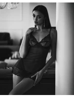 Dámská košilka Blue tm. modrá  model 22022592 - Obsessive