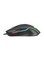 FURY HUSTLER 6400DPI RGB HERNÁ MYŠ NFU-1698