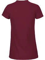 O Dámské tričko z bio bavlny bordeaux model 22505736 - Neutral O Dámské tričko z bio bavlny bordeaux model 22505736 - Neutral