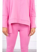 Souprava s oversize halenkou světle růžová Souprava s oversize halenkou světle růžová