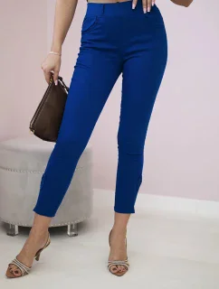 Barevné džínové kalhoty s model 20882909 mašlí - K-Fashion