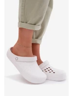 Dámské pantofle z Big Star Bílé model 22016676 - Big Star Shoes Dámské pantofle z Big Star Bílé model 22016676 - Big Star Shoes