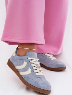 Dámské tenisky z eko semiše modré Jesavella