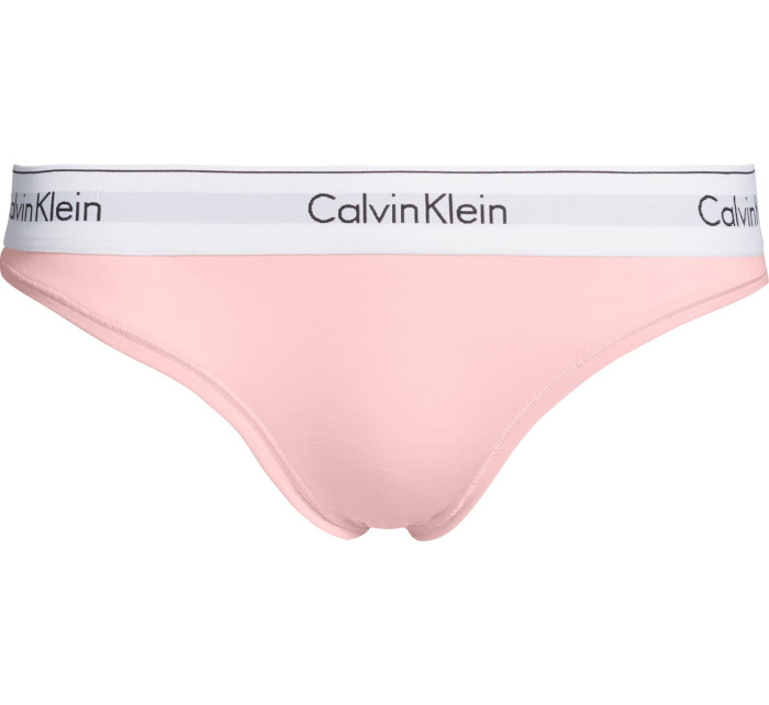 Dámske nohavičky Bikini Briefs Modern Cotton 0000F3787E2NT svetlo ružová - Calvin Klein