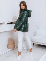 Dámská bunda tmavě zelená Dstreet model 21964261 - FashionStreet Dámská bunda tmavě zelená Dstreet model 21964261 - FashionStreet
