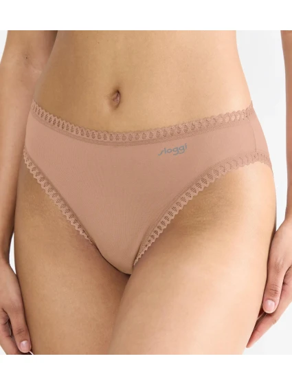 sloggi GO Crush High leg C3P - BROWN - SLOGGI BROWN - SLOGGI