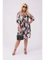 dámské letní květované šaty model 20070178 - Moon dámské letní květované šaty model 20070178 - Moon