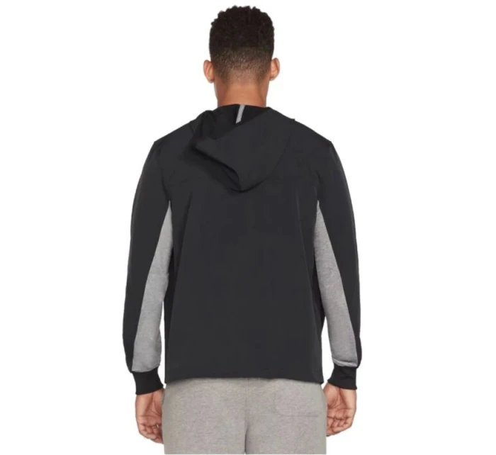 Bunda Skechers Skechweave Premium s kapucňou M1JA123-BLK Black L Bunda Skechers Skechweave Premium s kapucňou M1JA123-BLK Black L