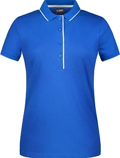 JN Dámské piqué polo s kontrastní légou 02.0 royal/white model 22489070 - Daiber