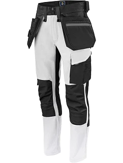 ProJob 5551 Waistpants Stretch (44-60) Pánske elastické pracovné nohavice 64.551M biele
