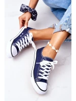 Dámské Klasické Tenisky Tmavě Modré model 21558092 - Boto Dámské Klasické Tenisky Tmavě Modré model 21558092 - Boto