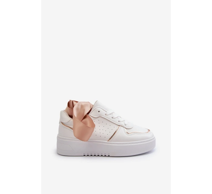 Dámské tenisky na platformě bílé model 21656769 - Boto