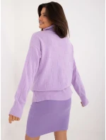 Sweter AT SW  jasny fioletowy model 20459103 - FPrice