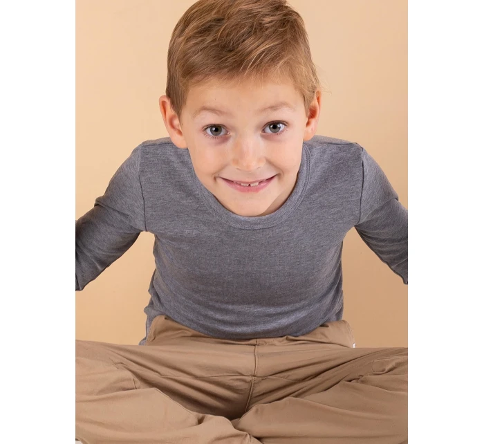 Bluzka BR BZ model 21219657 ciemny szary - FPrice Bluzka BR BZ model 21219657 ciemny szary - FPrice