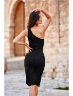 Dámske spoločenské šaty SUK0406 čierne - Roco Fashion
