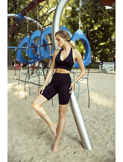 Dámské krátké legíny model 20206853 Černá - Eldar